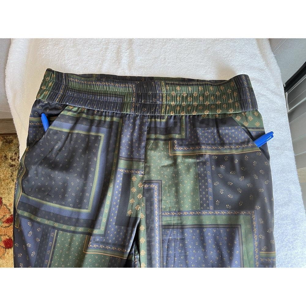 Veronica Beard Avamere Patchwork effect track jogger Pants,2 pockets Size 16 - Picture 9 of 13